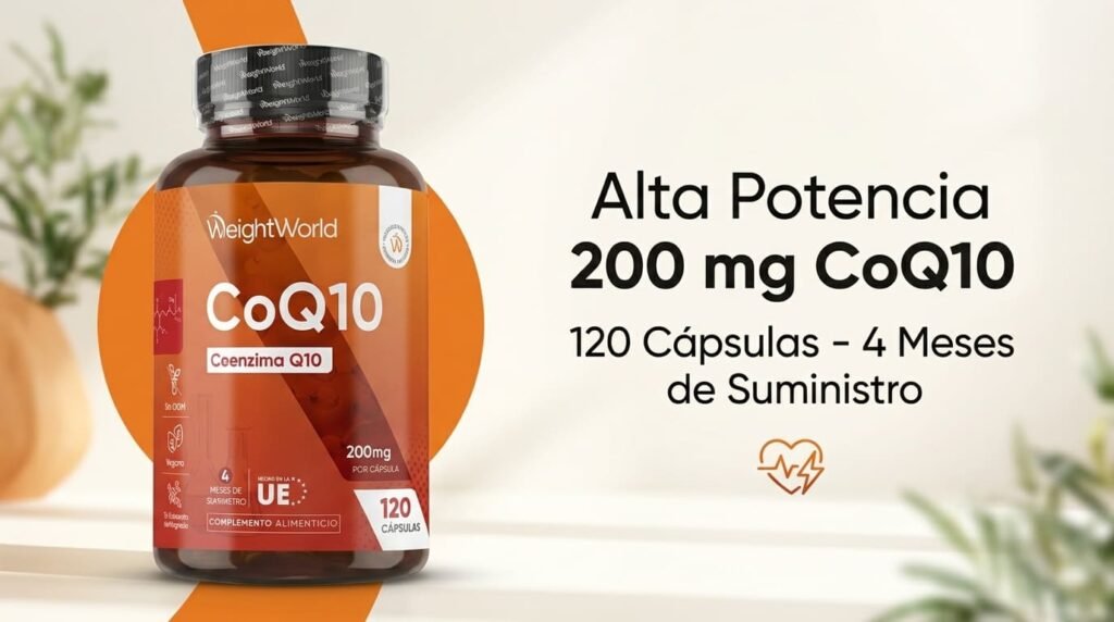WeightWorld Ubiquinol WeightWorld Ubiquinol 200 mg (Alta potencia al mejor precio)